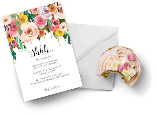 Birthday invitations for Women